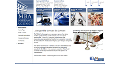 Desktop Screenshot of massbarinsurance.com